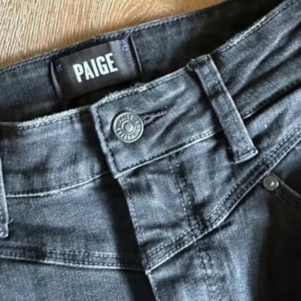 PAIGE Margot Super High Rise Skinny Jeans Midnight Star Size 24 NEW - Picture 4 of 10